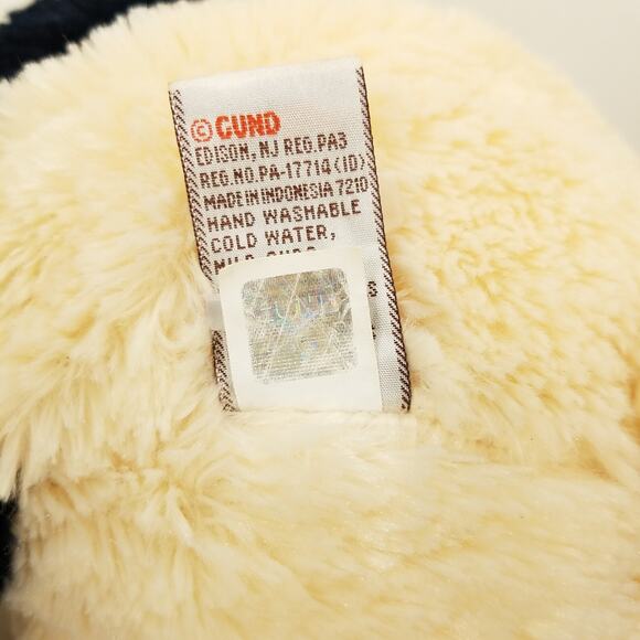 Gund Zi-Bo Panda Bear Plush 15" Stuffed Animal Toy Realistic Cream Black - Picture 8 of 9